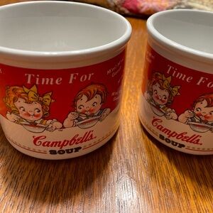Campbell's Soup Mugs with Vintage Design